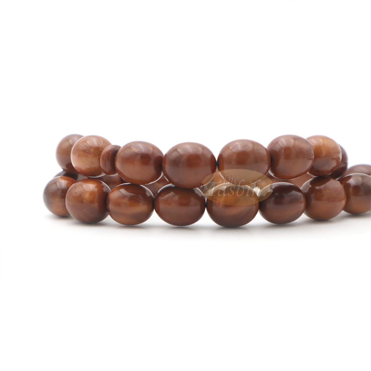Genuine Kuka Tasbih – 9×12 mm Oval Bead Kuka seed Wood Prayer Beads