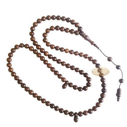 Antique Natural Color 8 mm Turkish Kokka – Kuka Seed Prayer Beads – Rosary – Misbaha