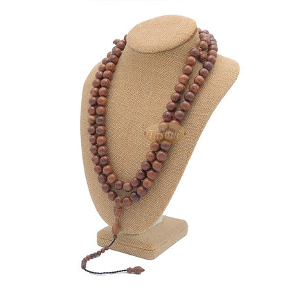 Large 12 mm Kuka Misbaha – Handcrafted 99-bead Muslim Prayer Beads Tasbih – Genuine Natural Color Shiny Seed Islamic Rosary in Gift Box