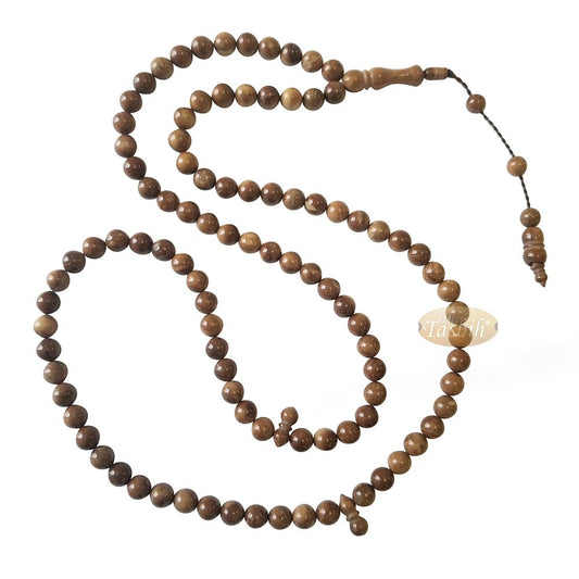 Natural Color 8 mm Turkish Kokka – Kuka Seed Prayer Beads – Rosary – Misbaha