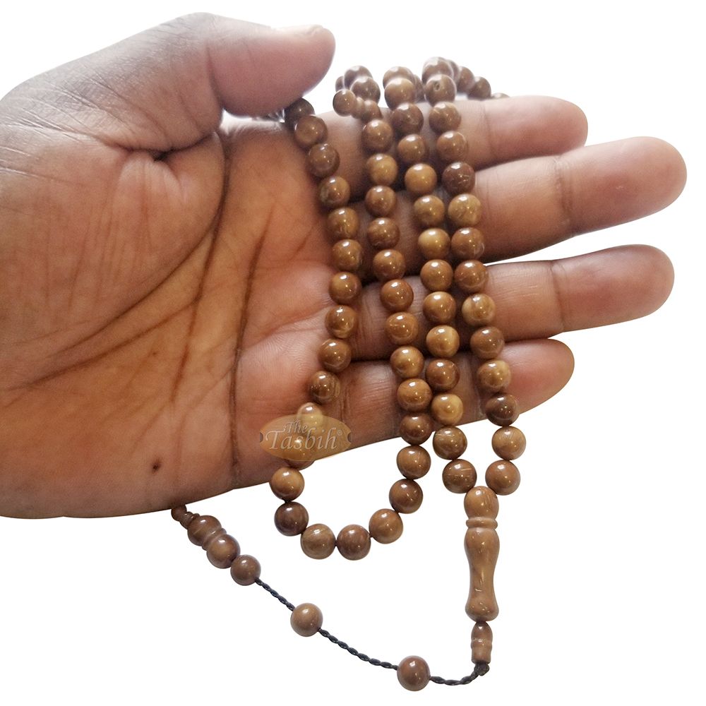 Natural Color 8 mm Turkish Kokka – Kuka Seed Prayer Beads – Rosary – Misbaha