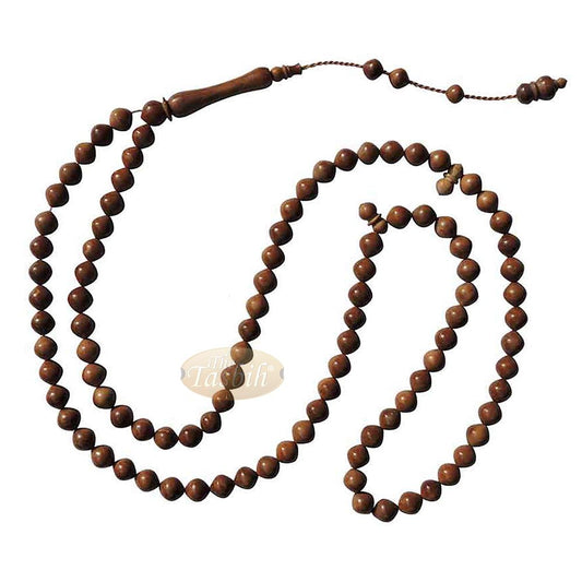 Natural 8 mm Turkish Koka Kuka Rosary Prayer Tapered Round Beads