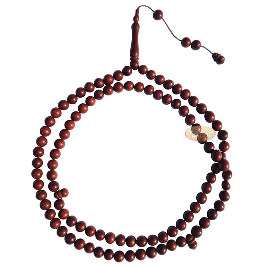 Natural 7 mm 99 bead Antique Color Kuka Tasbih Round Beads