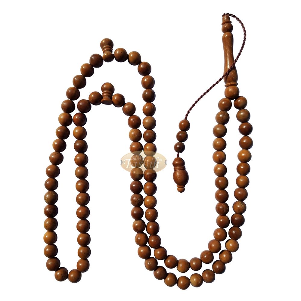 Natural Color 7 mm 99 bead Kuka Tasbih Round Beads