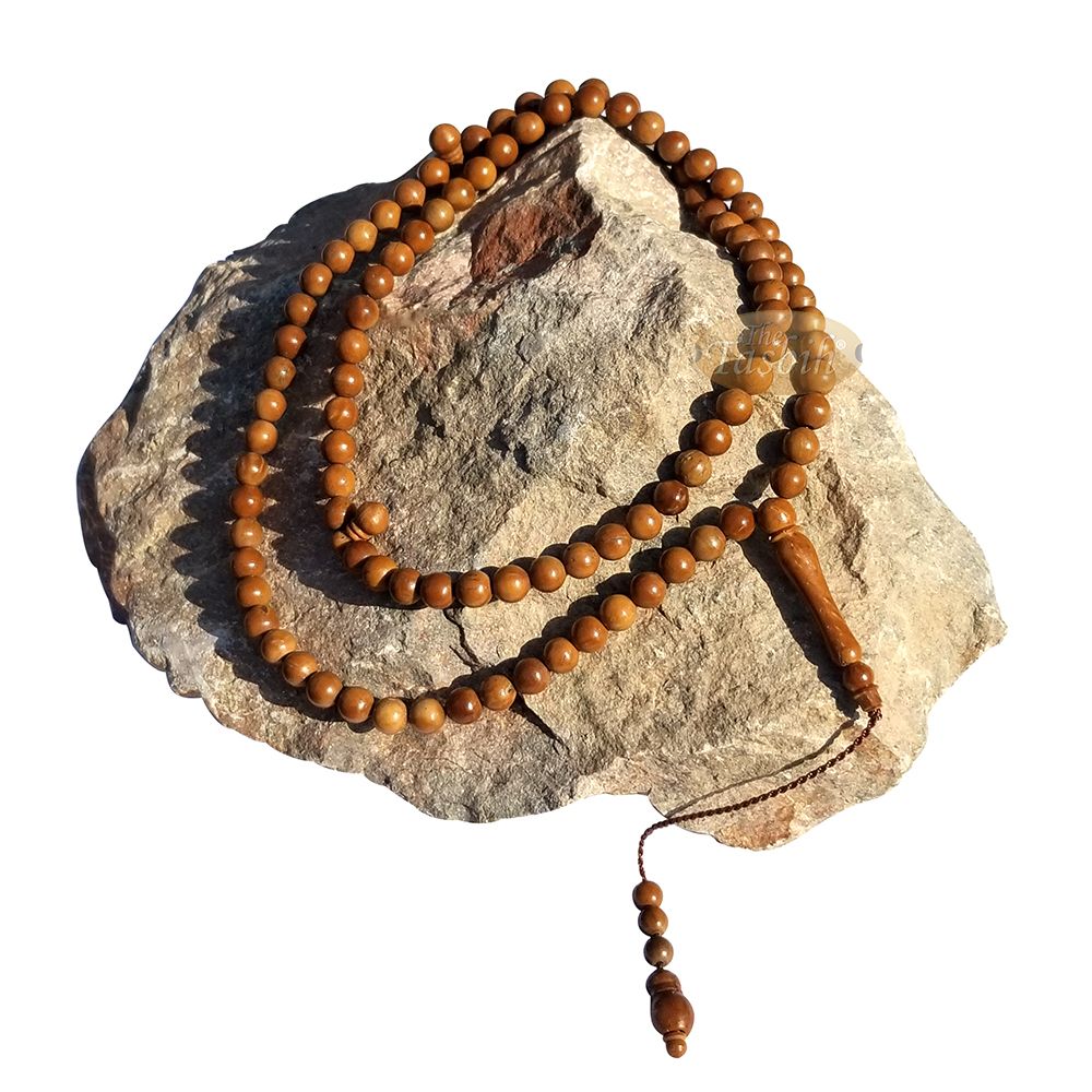 Natural Color 7 mm 99 bead Kuka Tasbih Round Beads