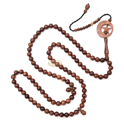 Genuine Kuka 7 mm Round-shaped beads with Sandal Moon Alif Design