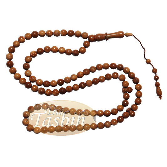 Special Edition Exotic 8 mm Kuka Koka Tasbih 99 Beads – Beautifully Alif with Rings