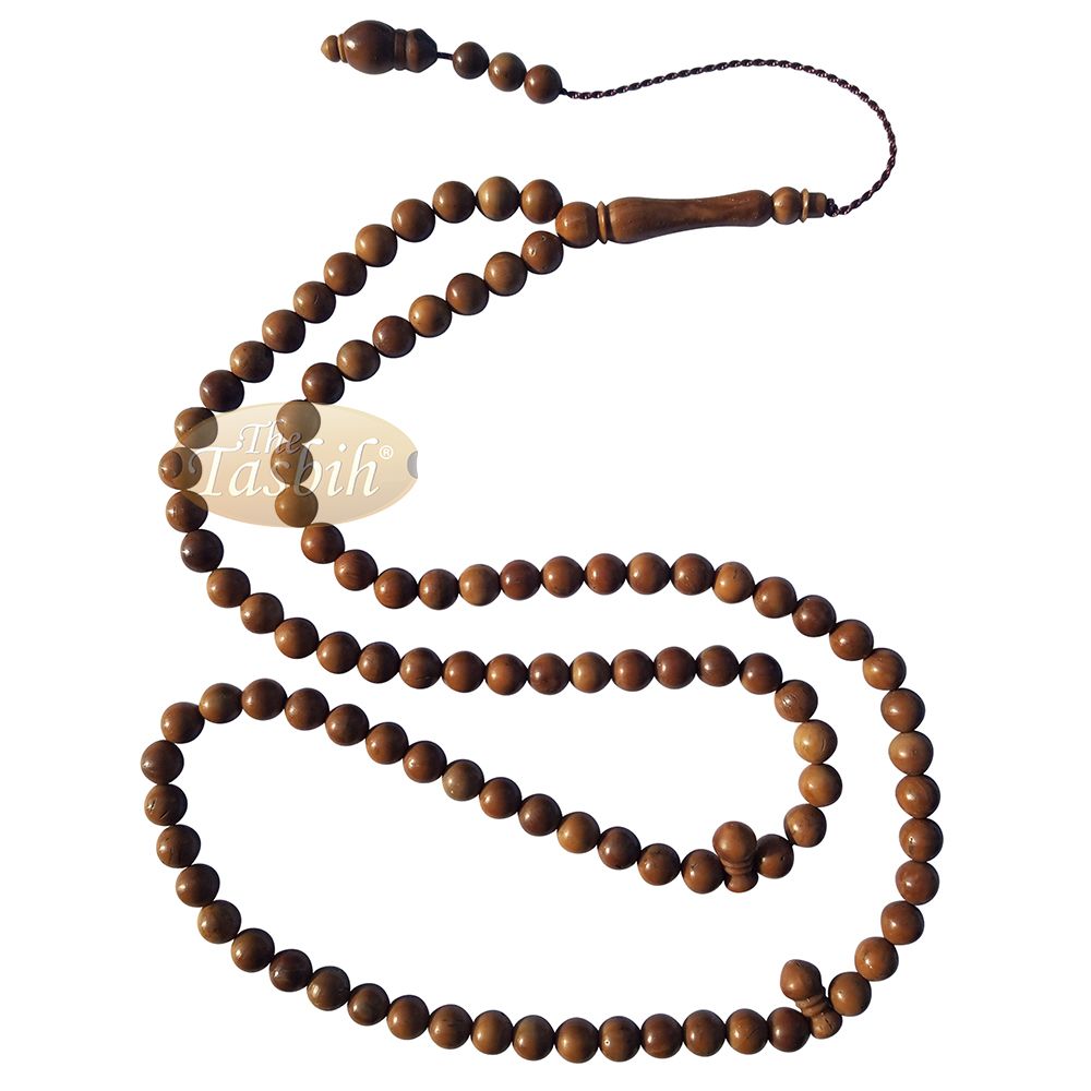 7 mm Natural Color Kuka Tasbih Tapered Beads