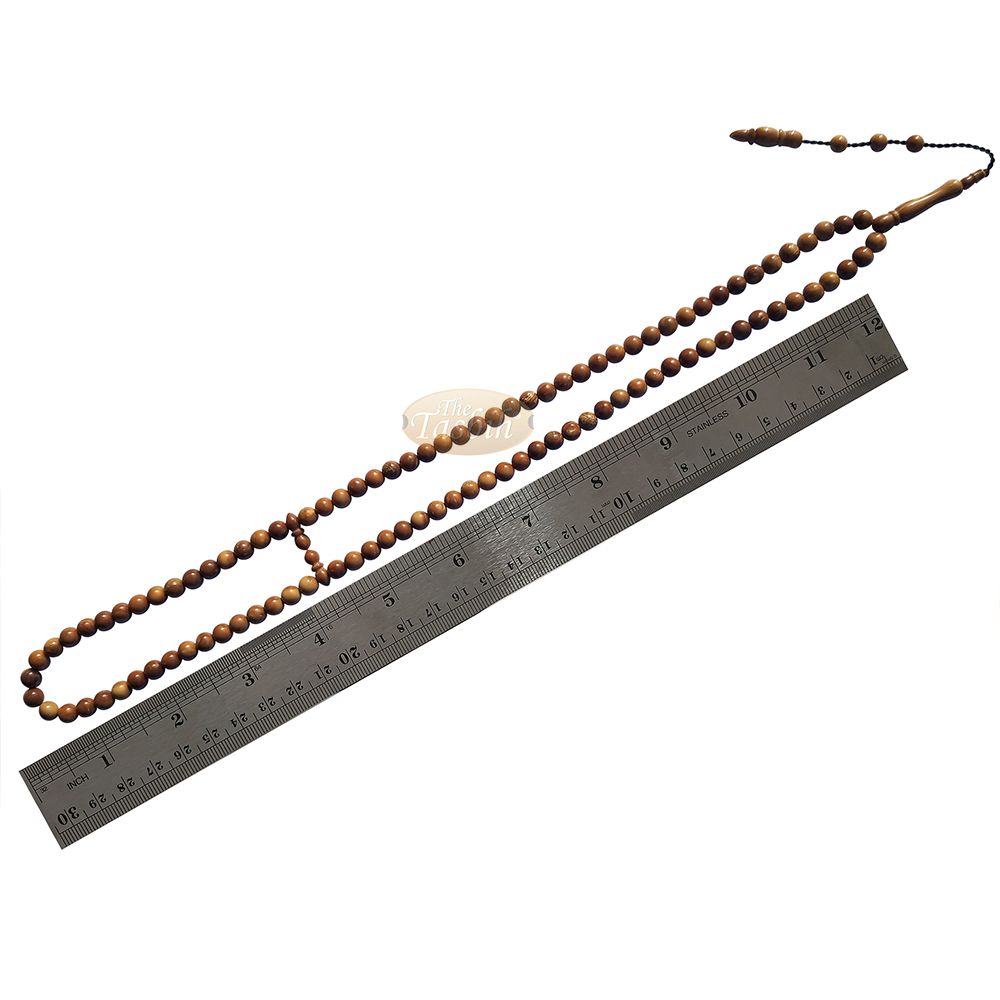 7 mm Natural Color Kuka Tasbih Tapered Beads