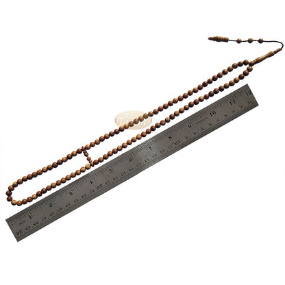 7 mm Natural Color Kuka Tasbih Tapered Beads