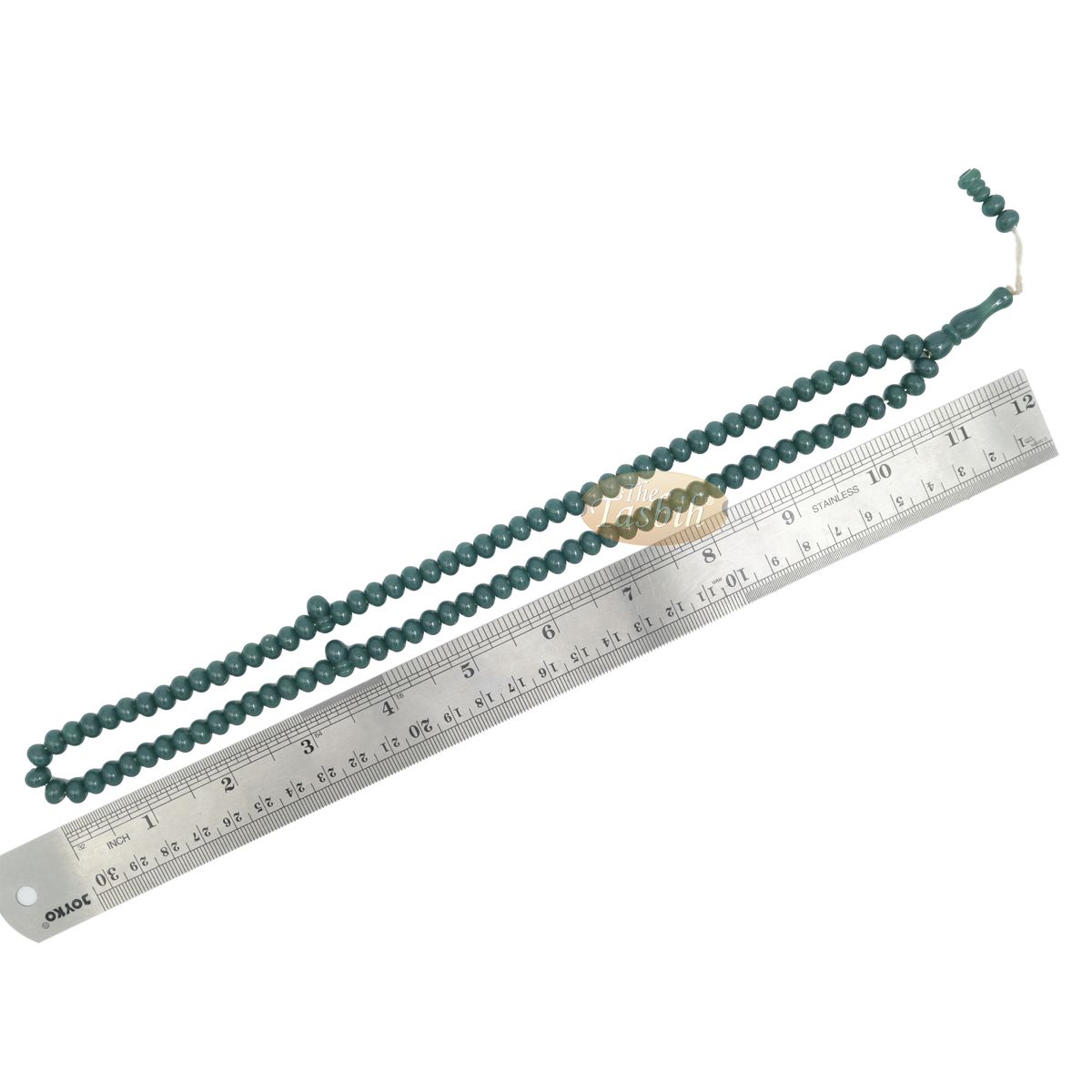 Small Forest Green Plastic Tasbih 6×5 mm Beads Dhikr Zikr Prayer Beads