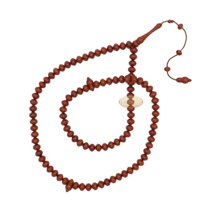 8×10 mm Brown Color Monomer Misbaha Prayer Beads Islamic Rosary