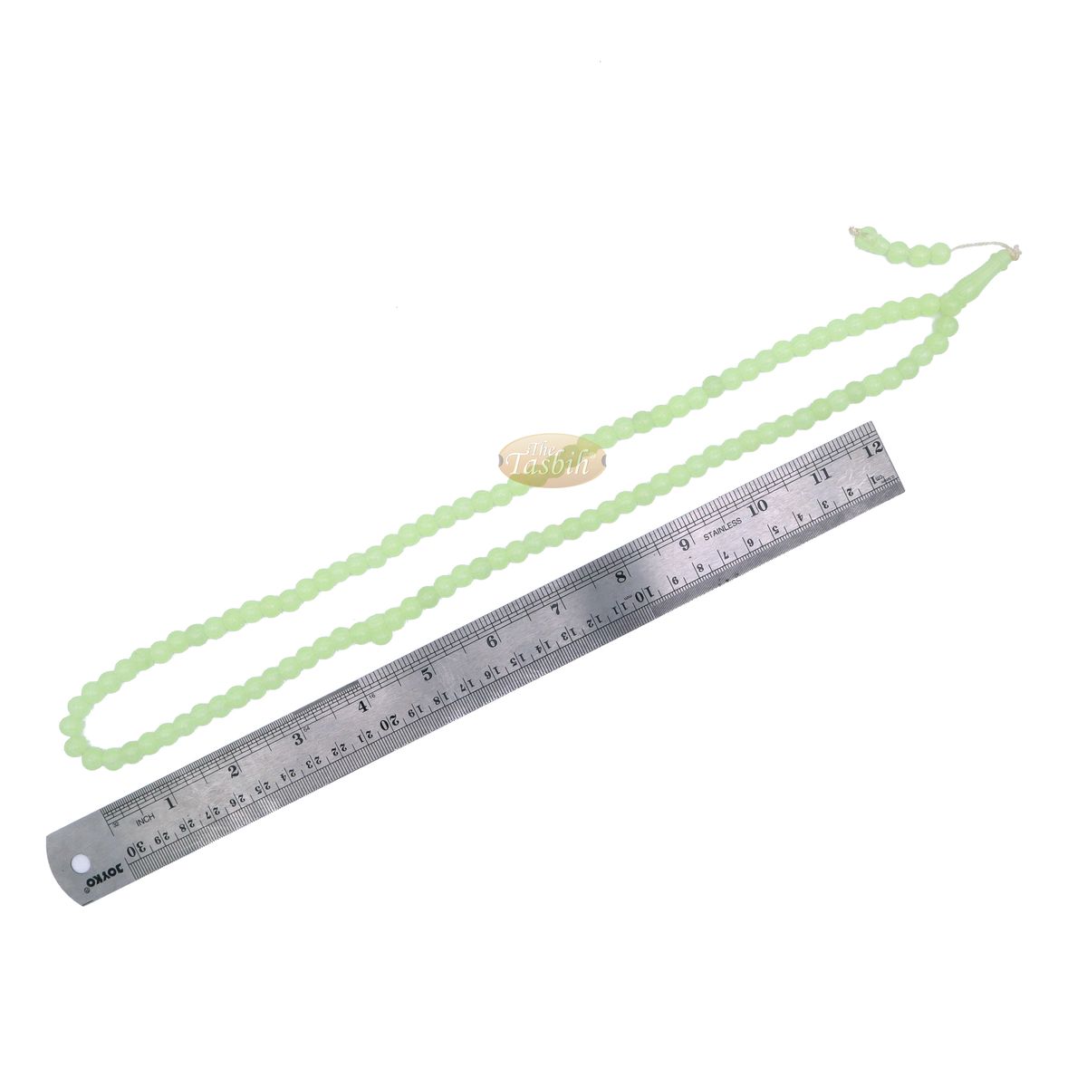 Glow-In-The-Dark Plastic Tasbih with 8 mm Prayer Beads Subha