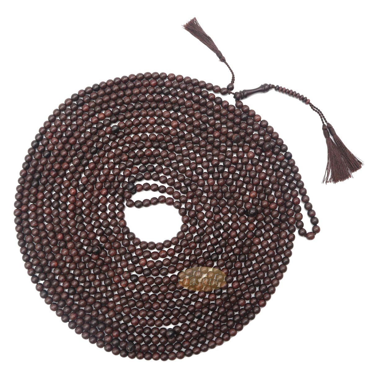 1000-Bead Tamarind Tree Tasbih 8 mm Sufi Prayer Beads with Tassels