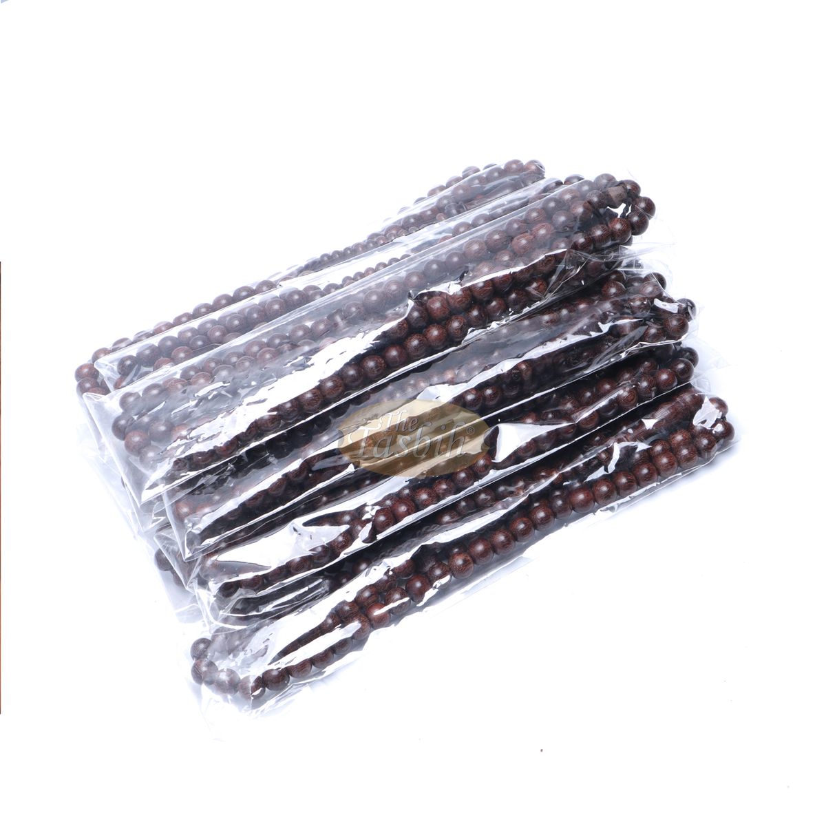 Tamarind Wood Rosary 8 mm-Bead Dense Wood Tasbih with 99-Beads