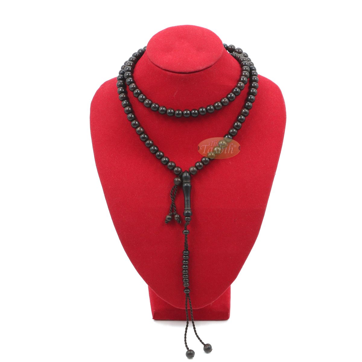 Tamarind Heartwood 9 mm Muslim Rosary Tasbih 99-Beads & Counters