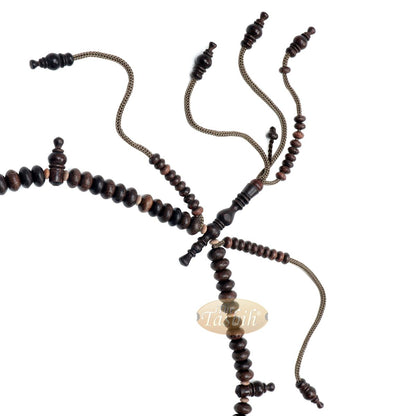 Large Tijani Tariqah Tasbih Prayer Beads – Limited Edition
12×7 mm Tamarind Wood
