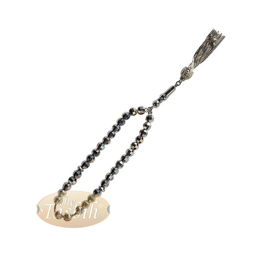 6 mm Sterling Silver Prayer Beads 33 Round Disco Ball Design