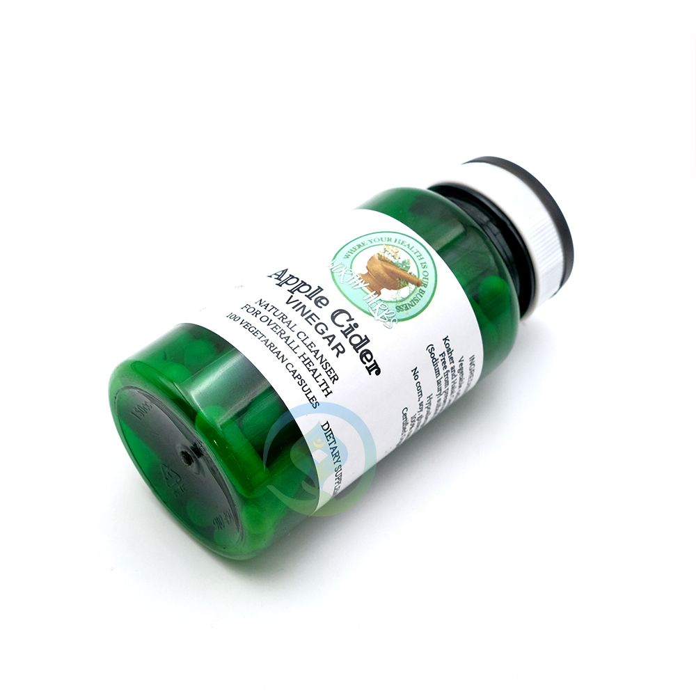 Worthy Herbs® Apple Cider Vinegar Vegetarian Soft-Gel Capsules – 100 ct