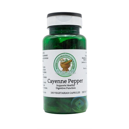 Worthy Herbs® Cayenne Pepper Vegetarian Soft-Gel Capsules – 100 ct