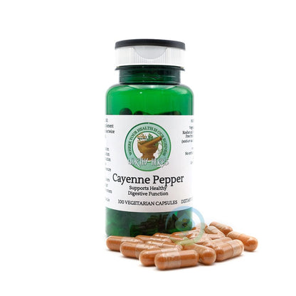Worthy Herbs® Cayenne Pepper Vegetarian Soft-Gel Capsules – 100 ct